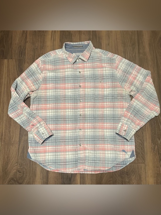 Tommy Bahama Other - Tommy Bahama Coastline Cord Men’s Long Sleeve Button Shirt Plaid XL